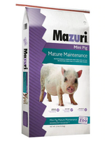 Mazuri Mazuri Mini Pig Mature Maintenance Food - 25 lbs