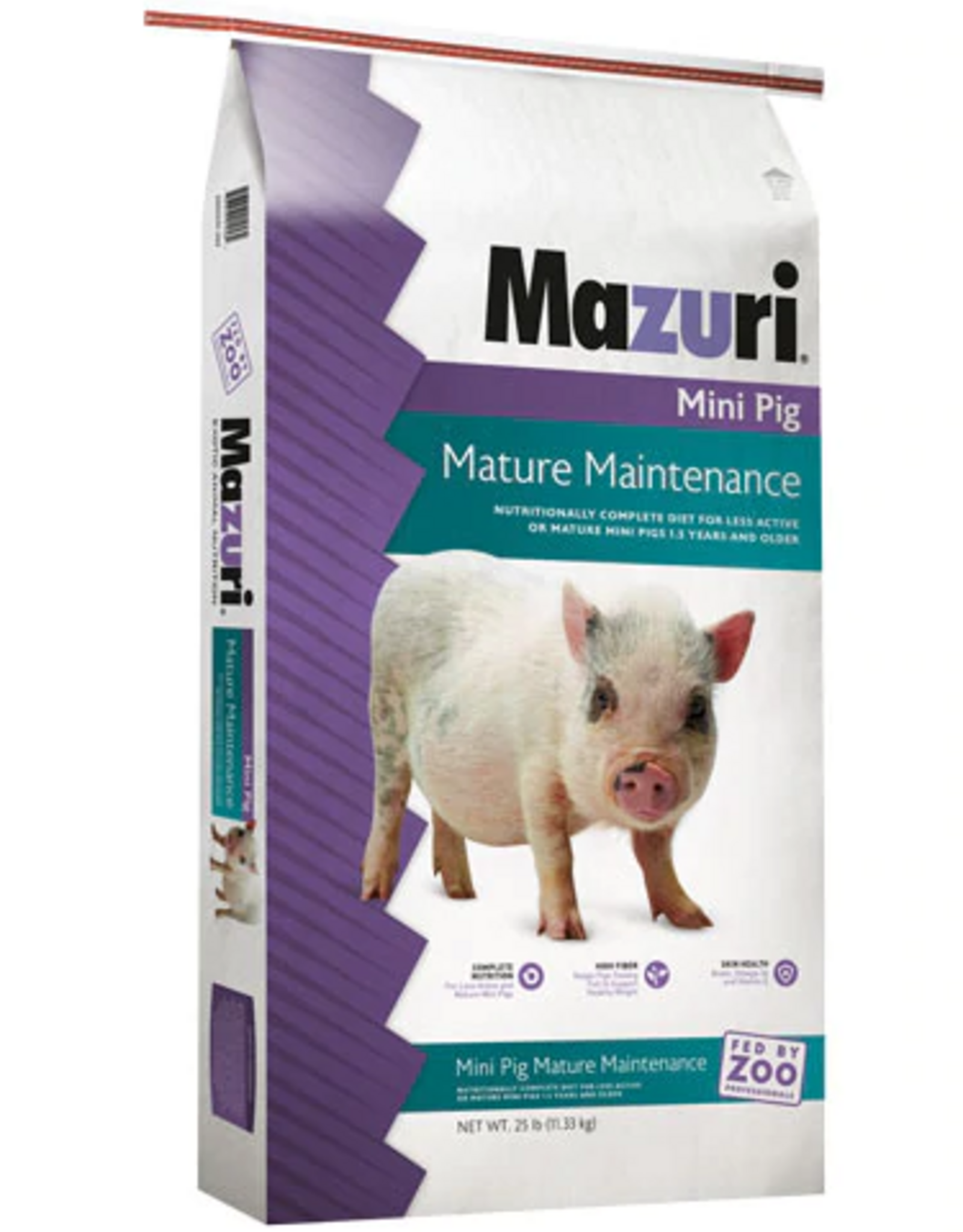 Mazuri Mazuri Mini Pig Mature Maintenance Food - 25 lbs