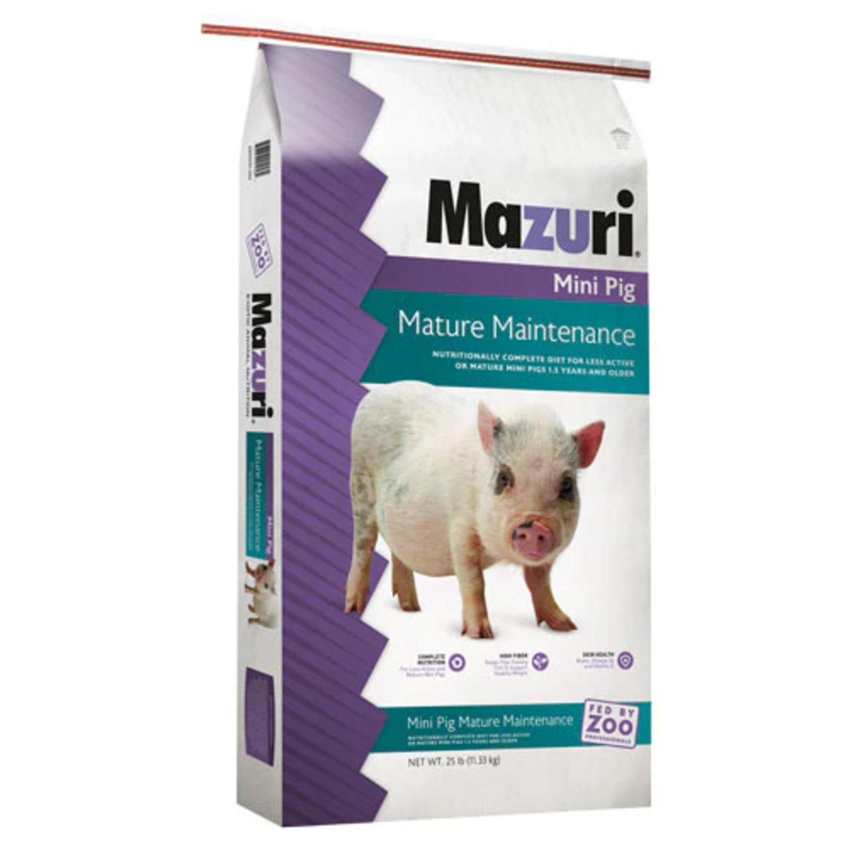 Mazuri Mazuri Mini Pig Mature Maintenance Food - 25 lbs
