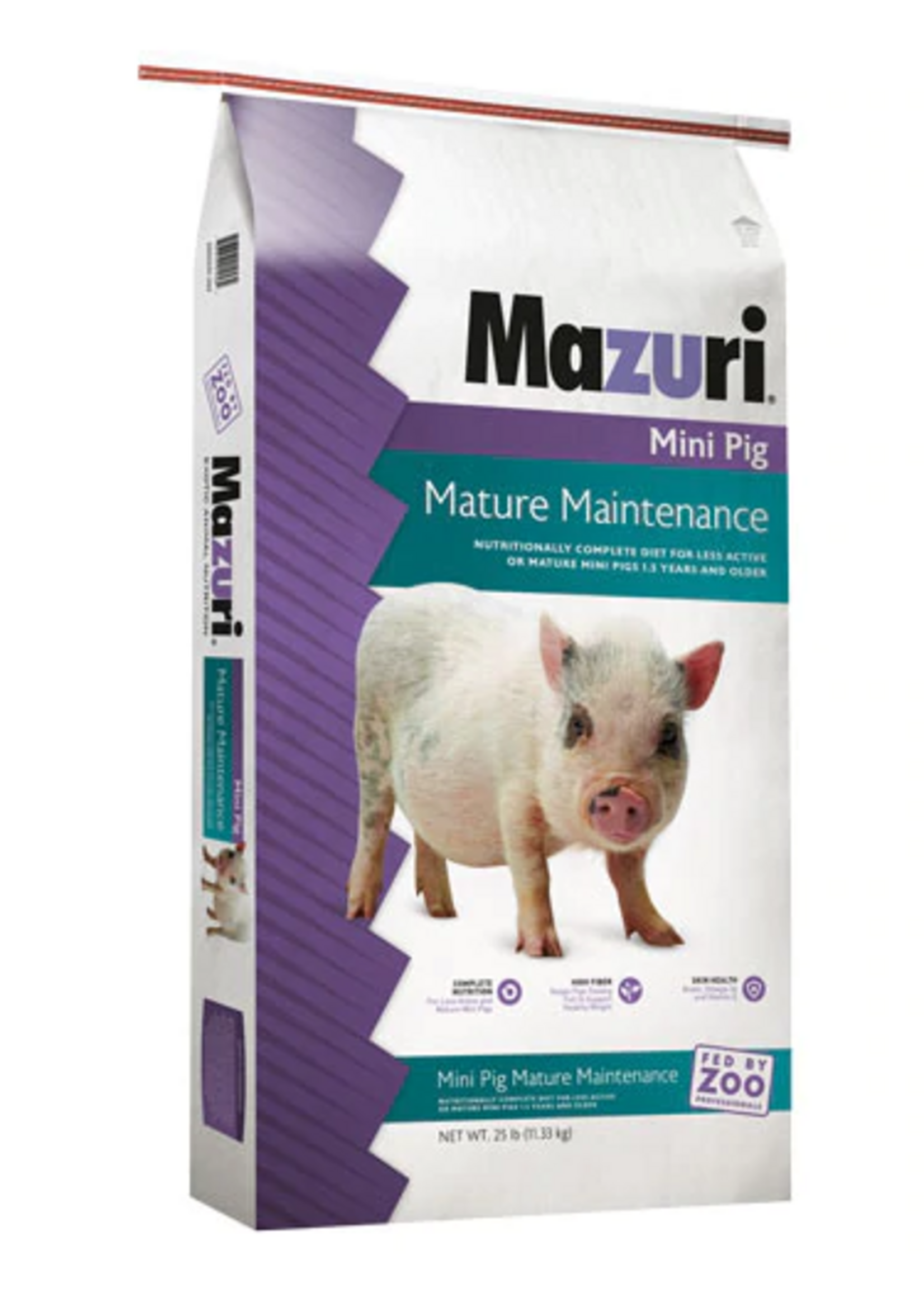 Mazuri Mazuri Mini Pig Mature Maintenance Food - 25 lbs