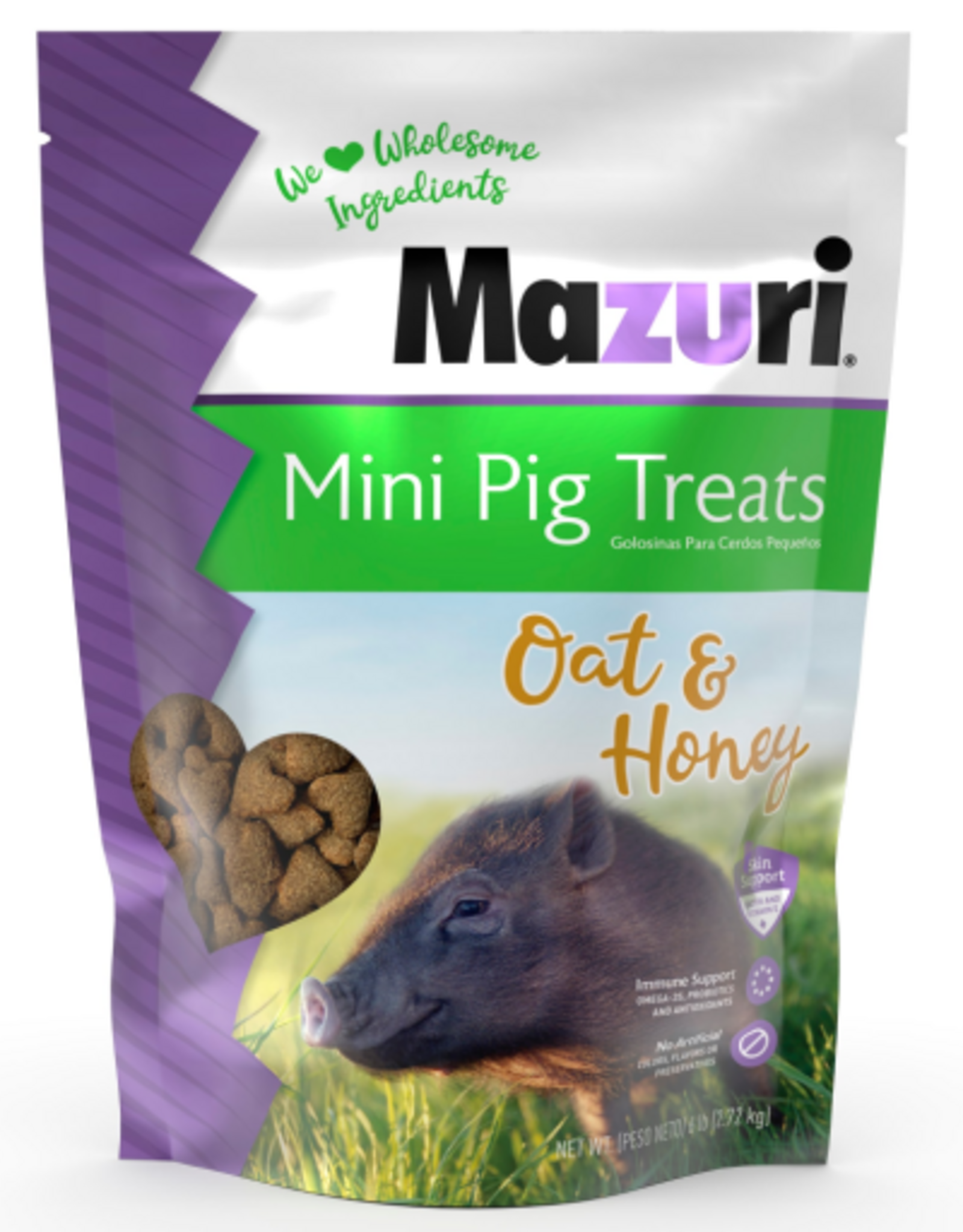 Mazuri Mazuri Mini Pig Treats Oat & Honey - 6 lb.