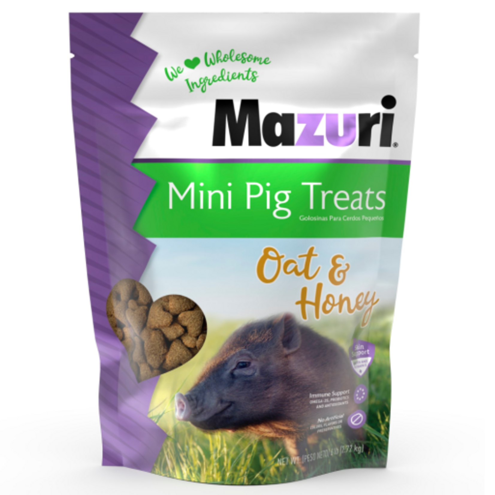 Mazuri Mazuri Mini Pig Treats Oat & Honey - 6 lb.