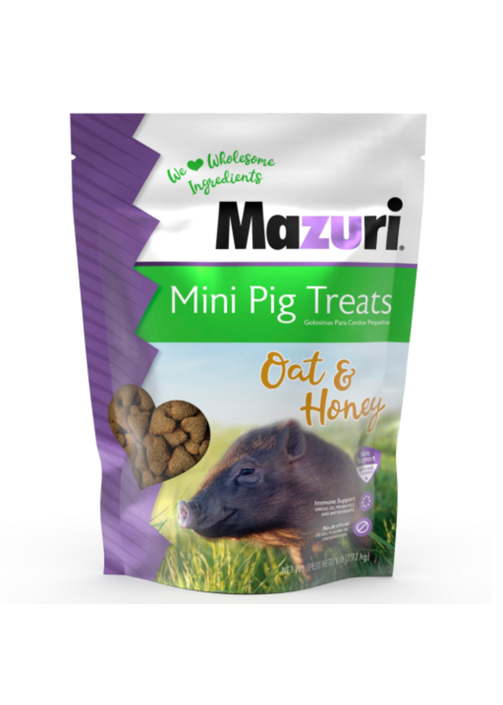Mazuri Mazuri Mini Pig Treats Oat & Honey - 6 lb.