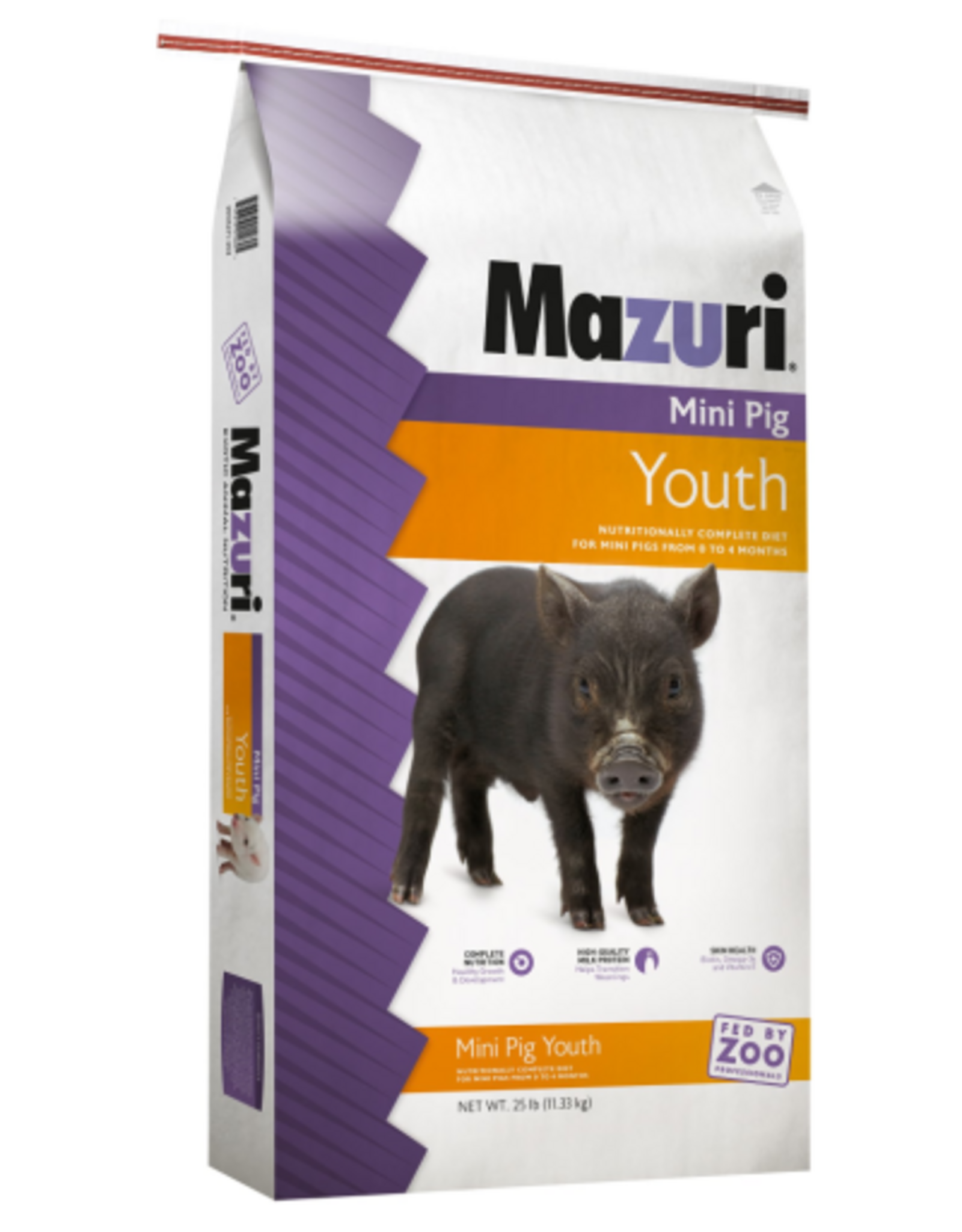 Mazuri Mazuri Mini Pig Youth Food - 25 lbs. (s/o)