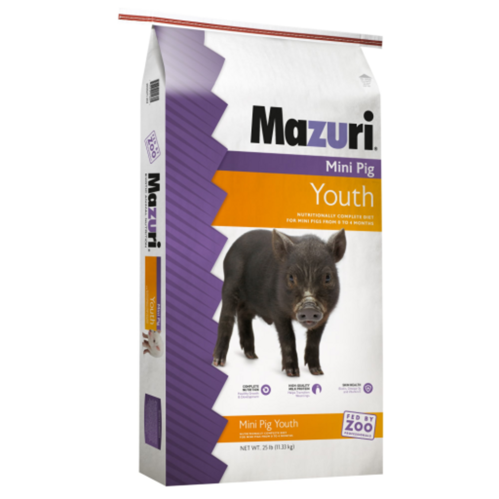 Mazuri Mazuri Mini Pig Youth Food - 25 lbs. (s/o)
