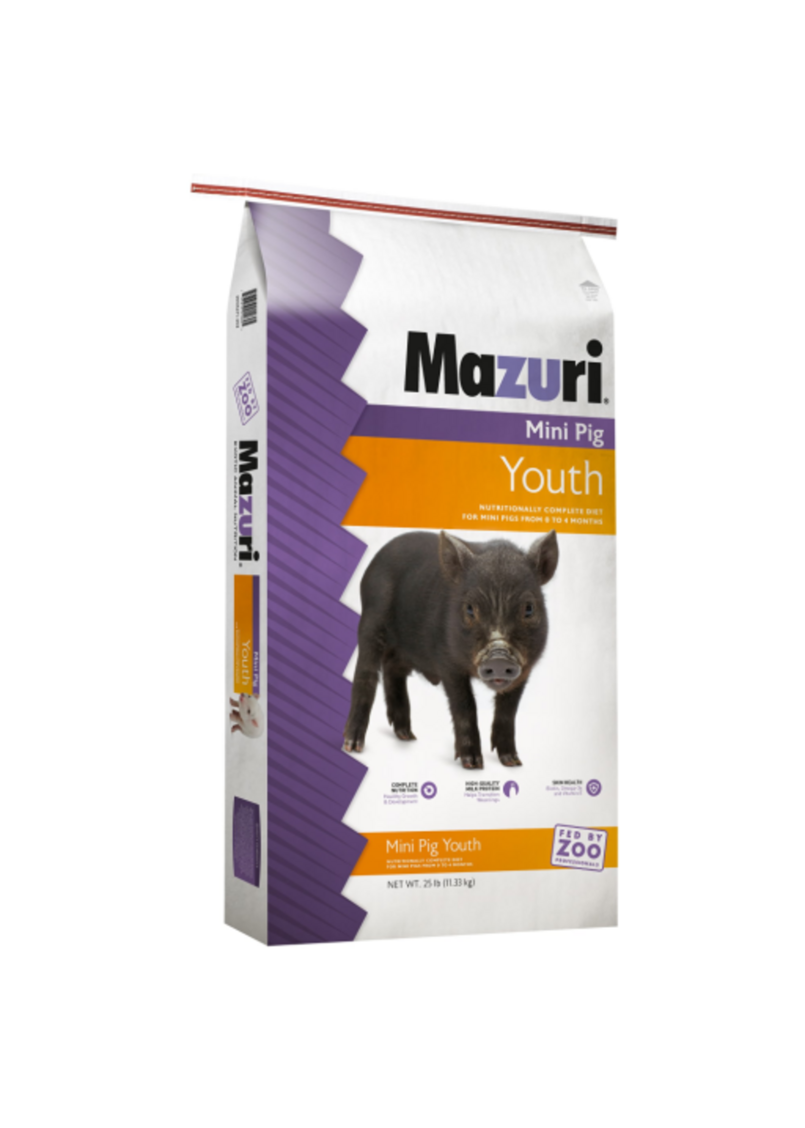 Mazuri Mazuri Mini Pig Youth Food - 25 lbs. (s/o)