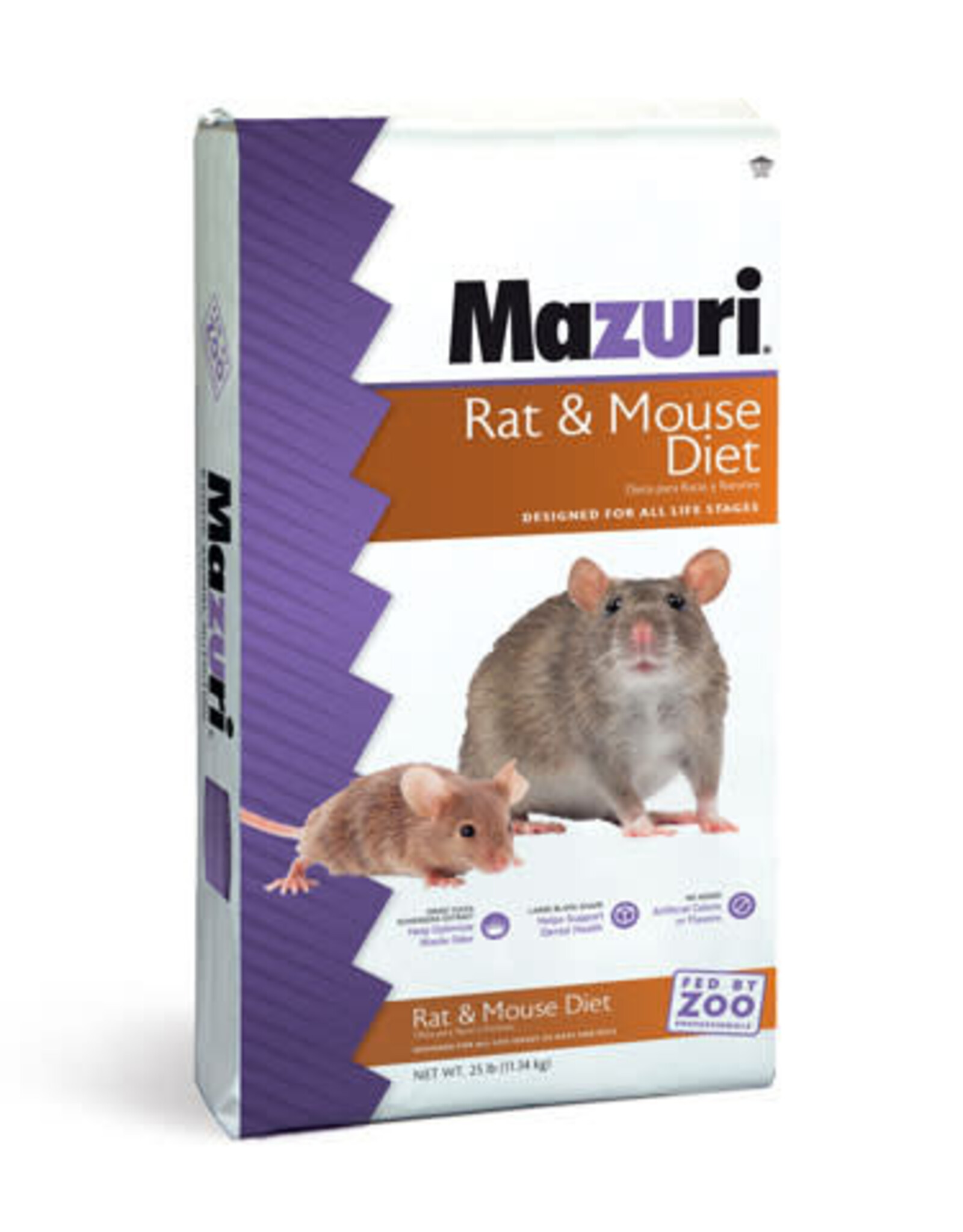 Mazuri Mazuri Rat & Mouse Diet - 25 lbs