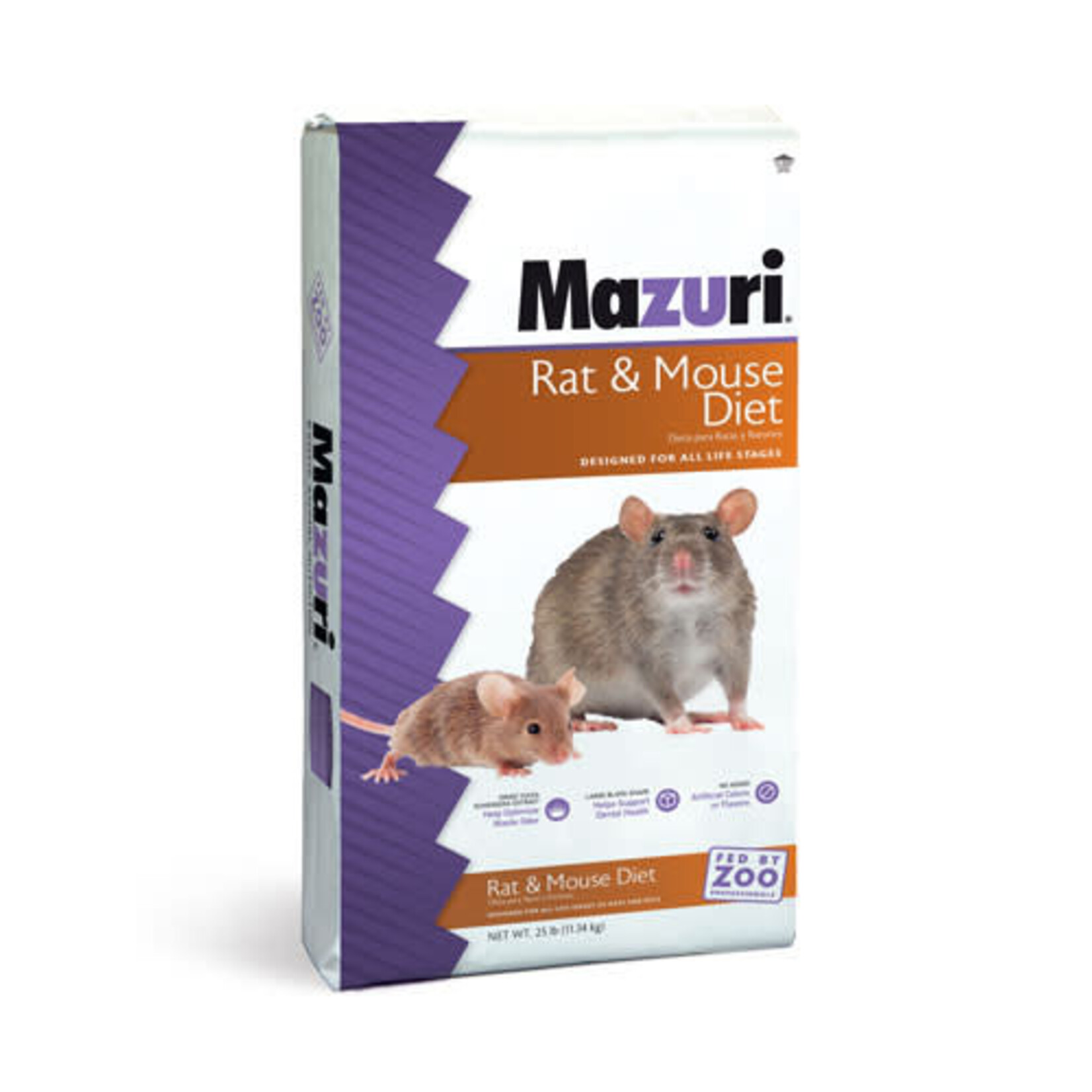 Mazuri Mazuri Rat & Mouse Diet - 25 lbs
