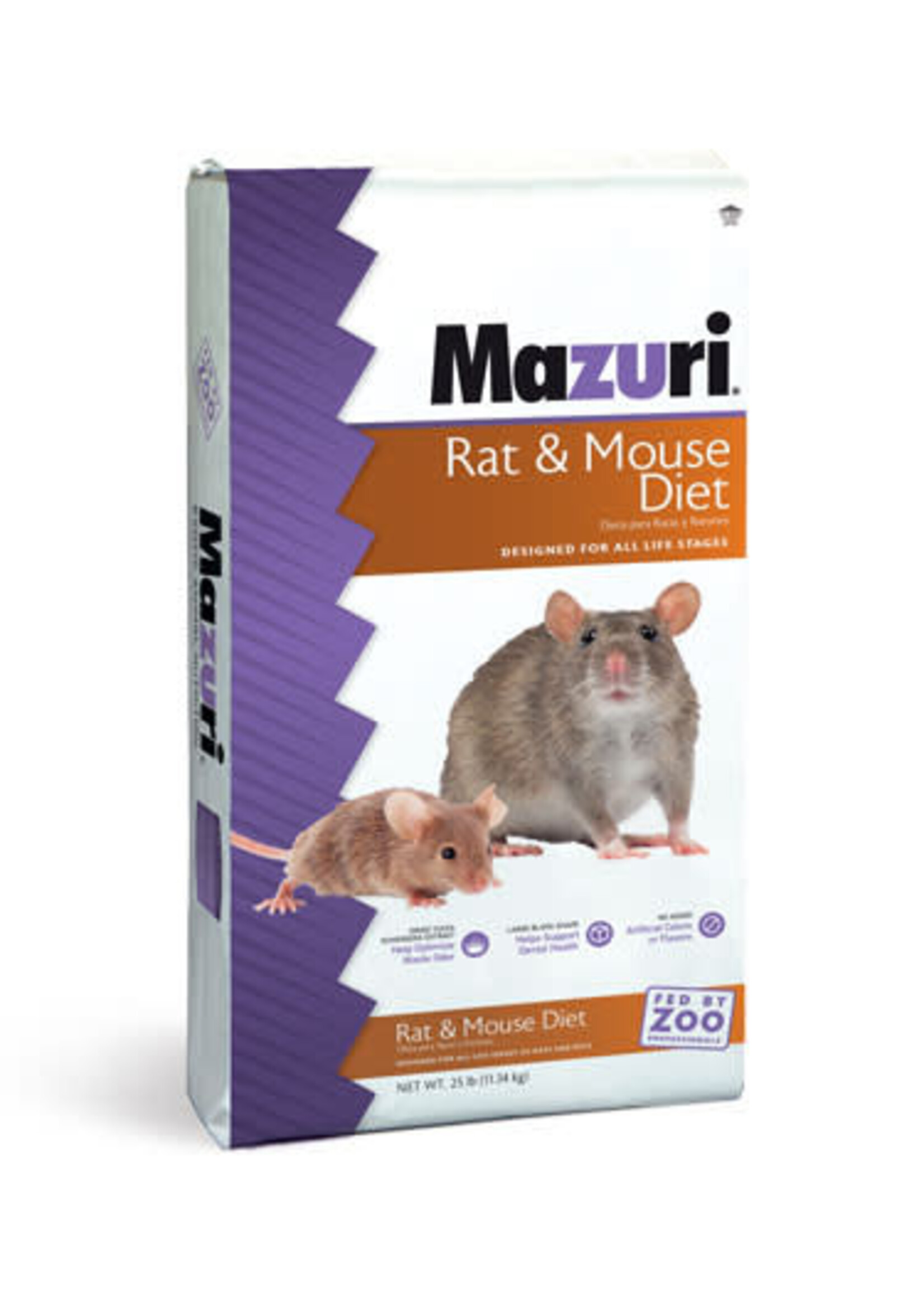 Mazuri Mazuri Rat & Mouse Diet - 25 lbs