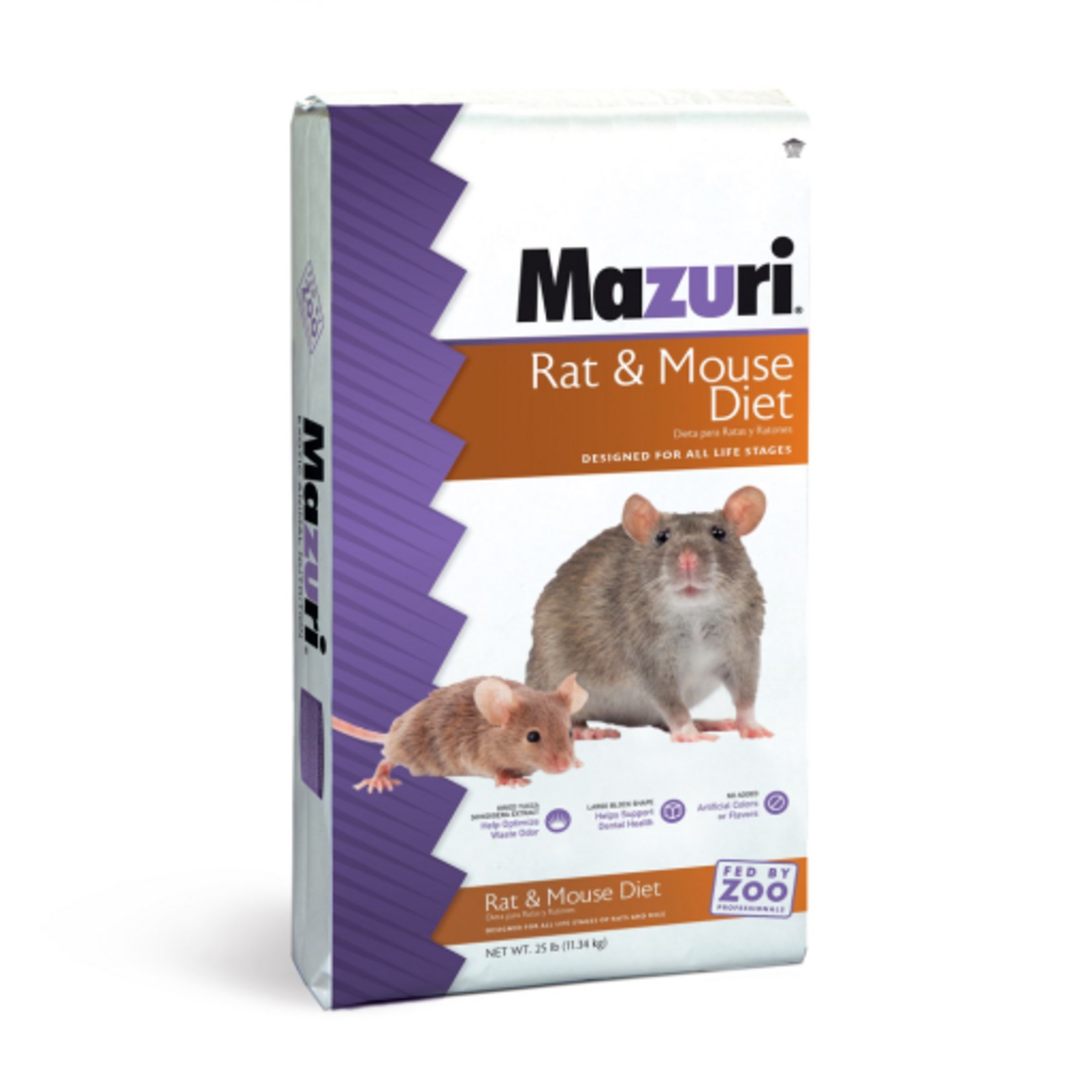Mazuri Mazuri Rat & Mouse Diet - 25 lbs