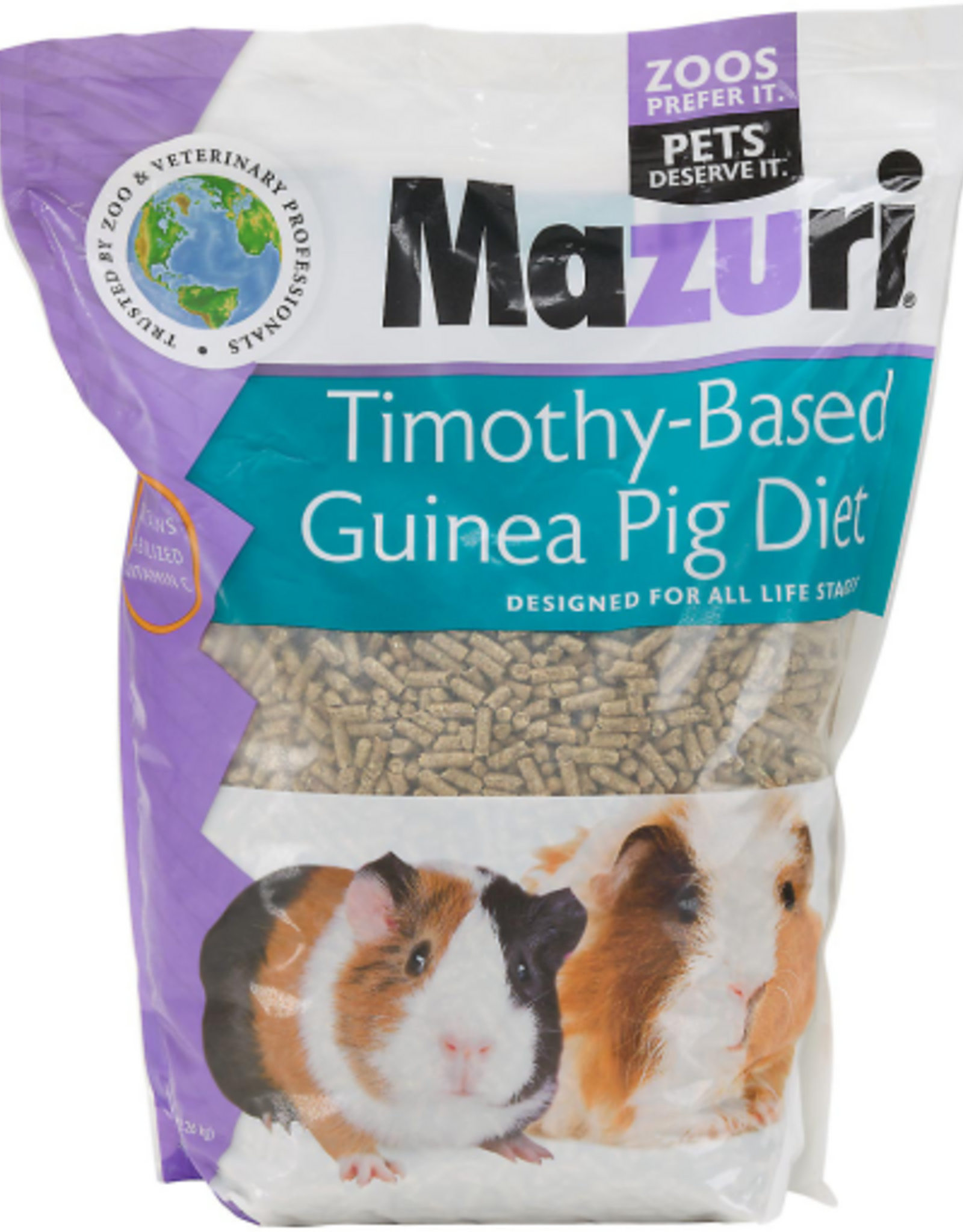 Mazuri Mazuri Timothy Hay-Based Guinea Pig Food - 5 lbs.