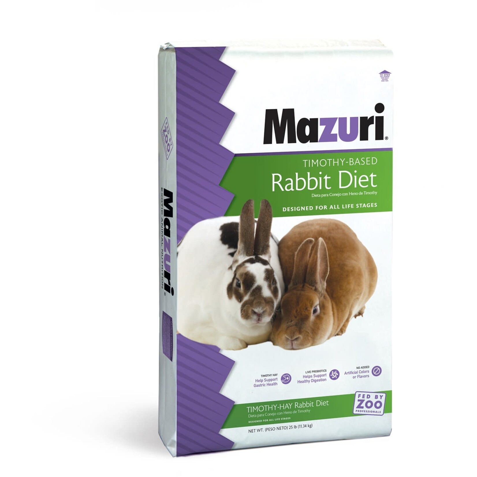 Mazuri Mazuri Timothy Hay-Based Rabbit Food - 25 lbs