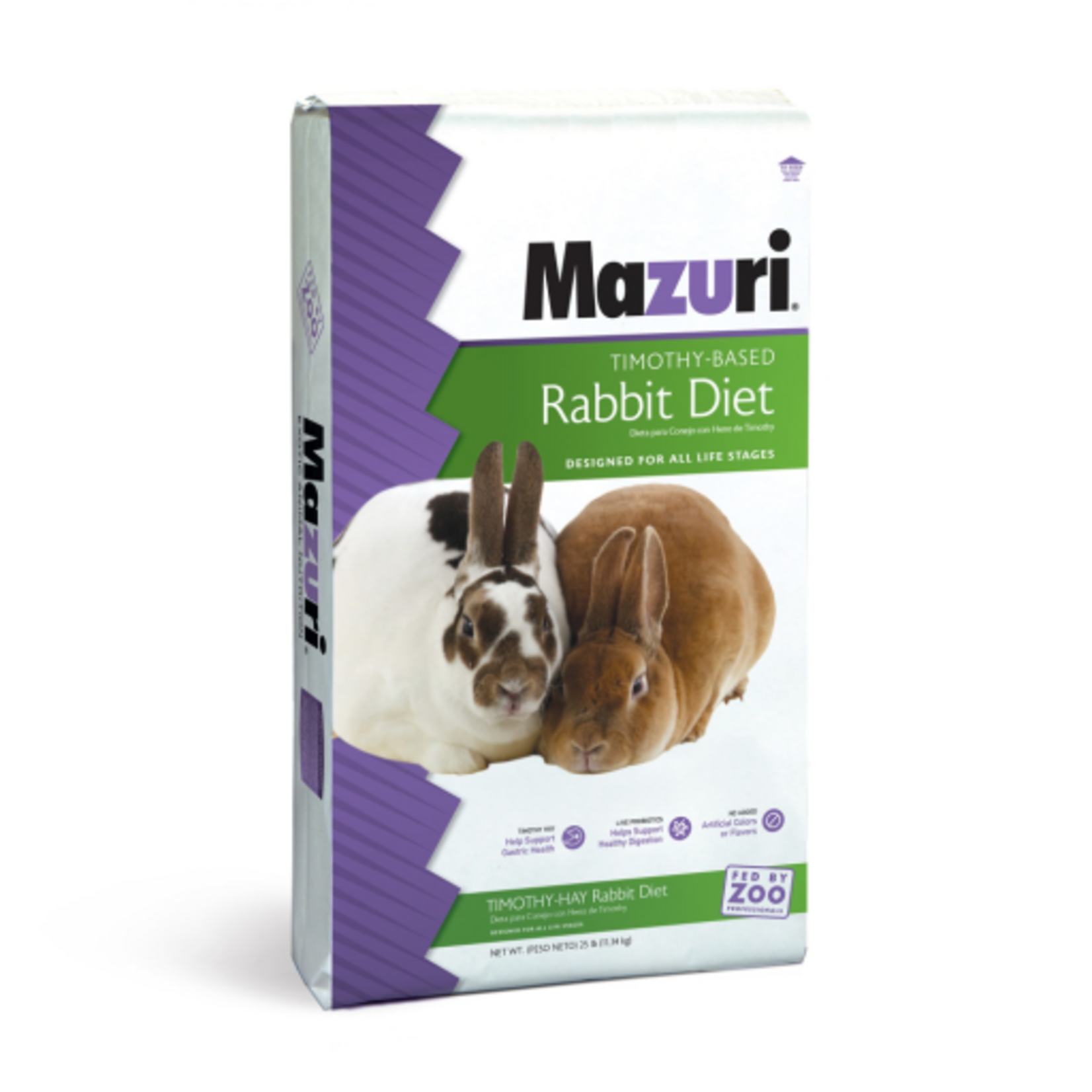 Mazuri Mazuri Timothy Hay-Based Rabbit Food - 25 lbs