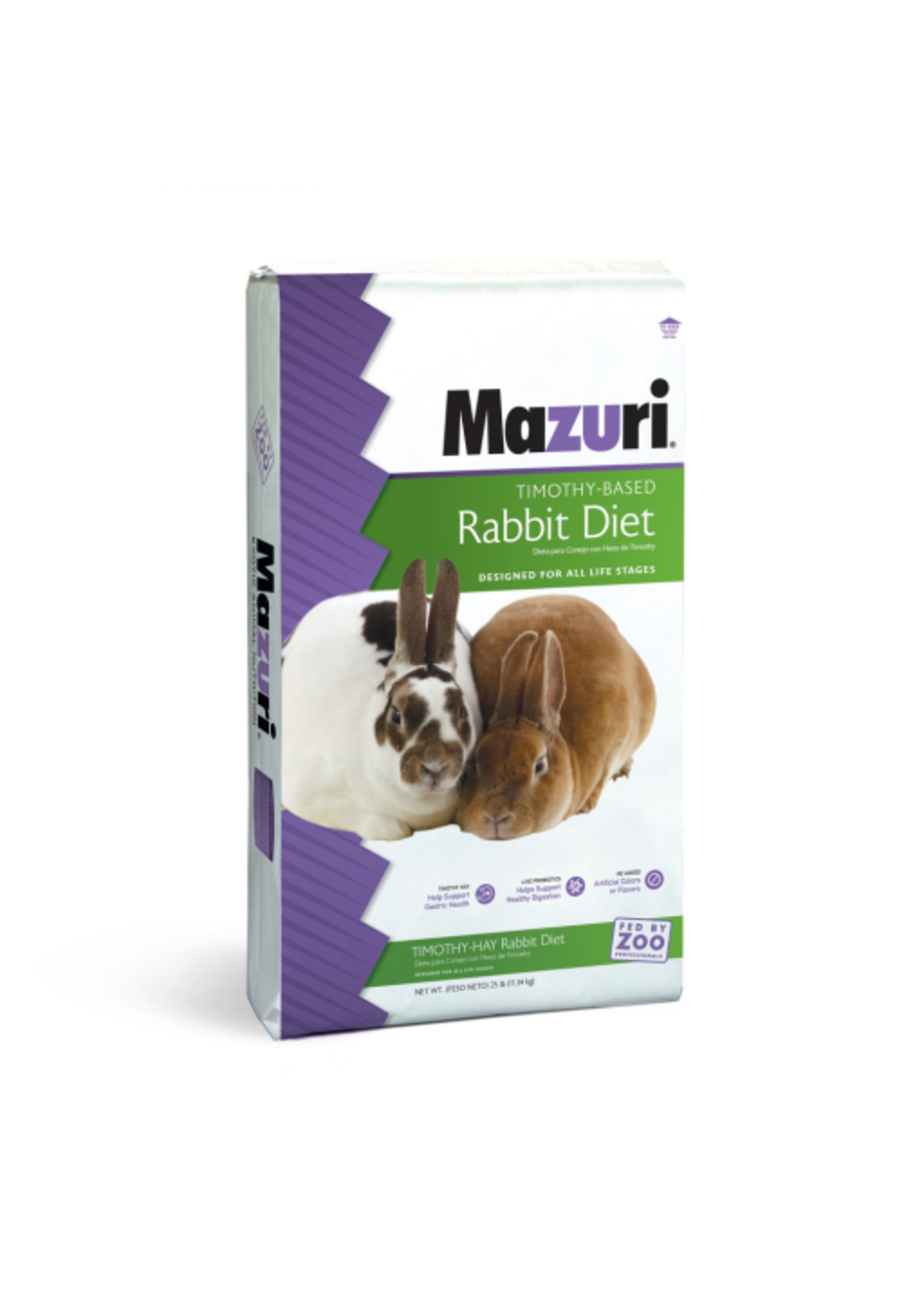 Mazuri Mazuri Timothy Hay-Based Rabbit Food - 25 lbs