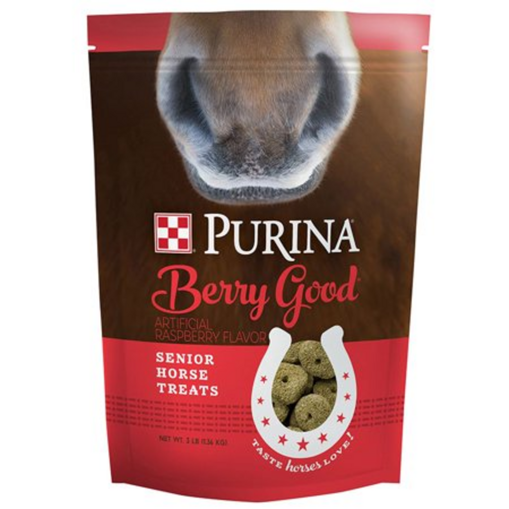 Purina Mills Purina Mills Berry Good Senior Horse Treats - 3 lb