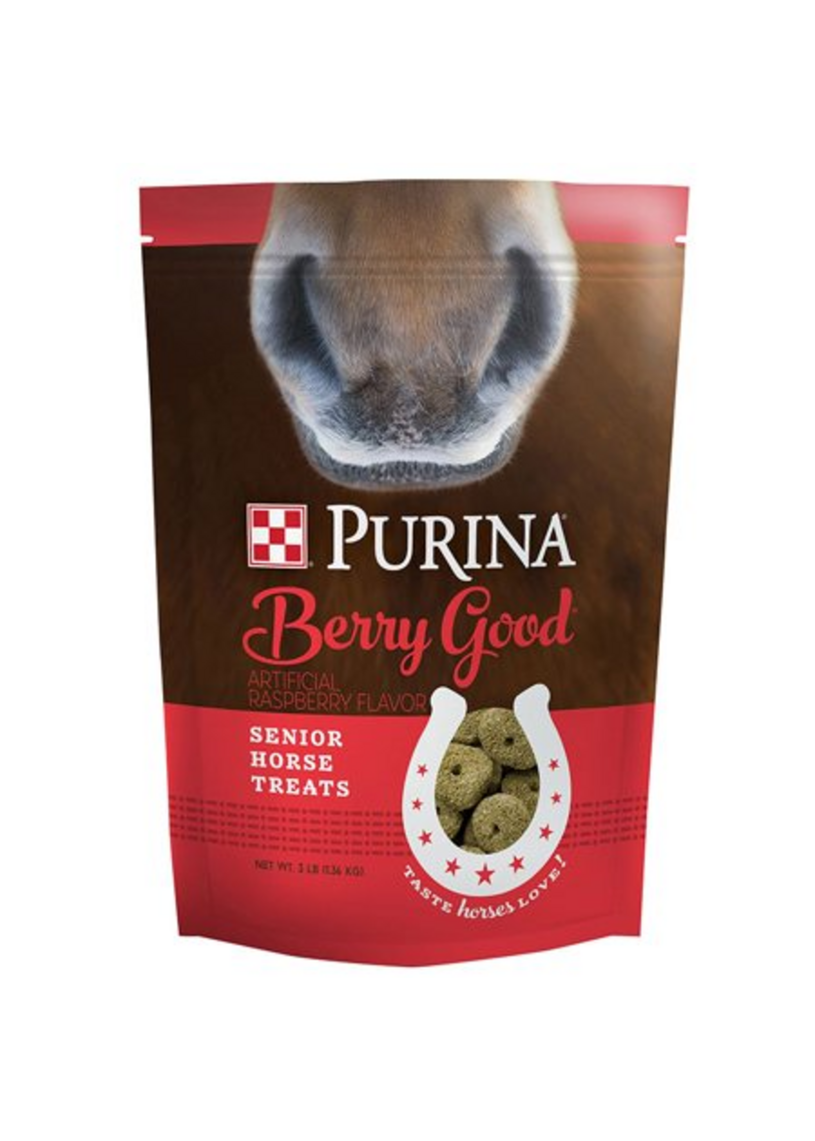 Purina Mills Purina Mills Berry Good Senior Horse Treats - 3 lb