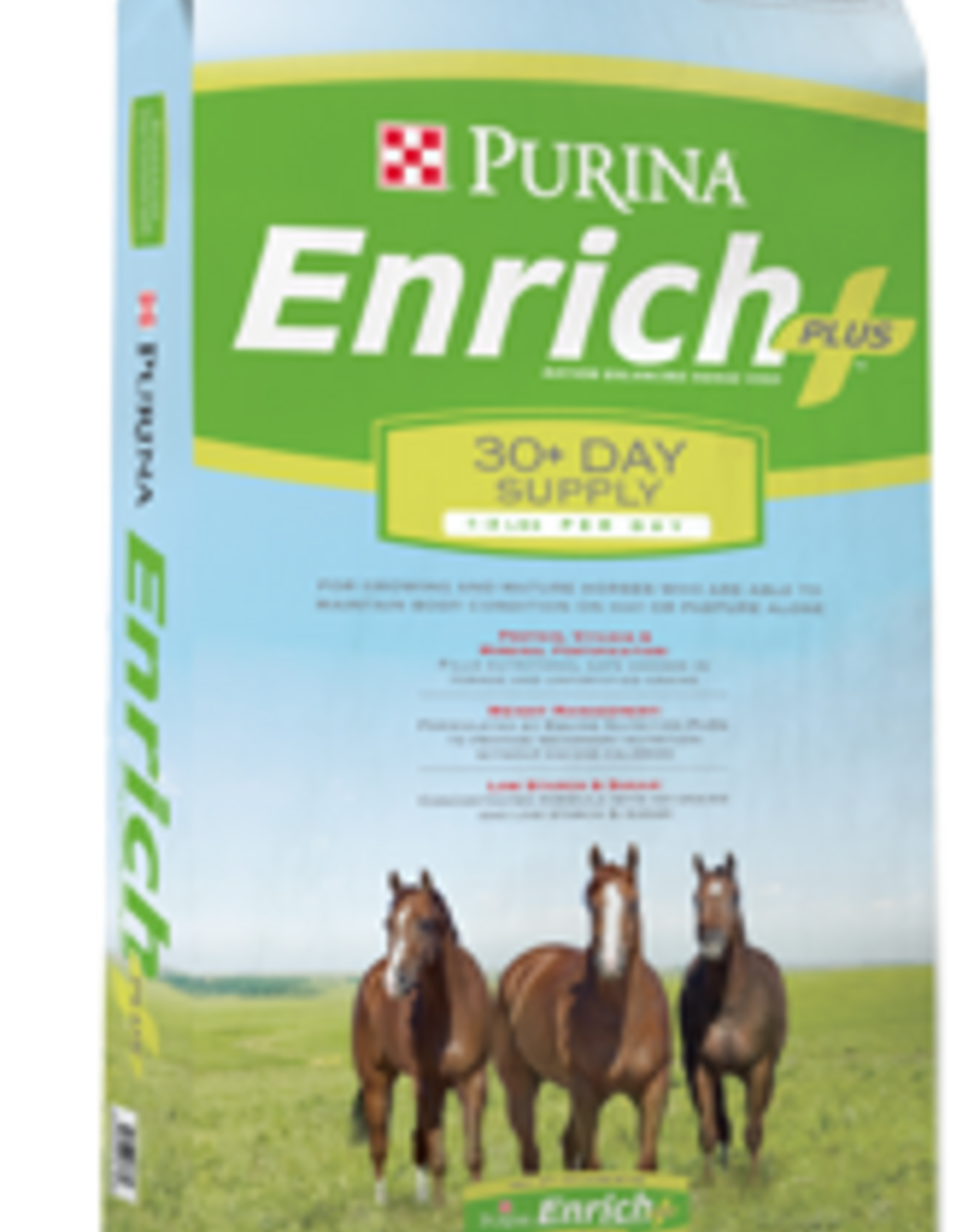 Purina Mills Purina Mills Enrich Plus 32% Ration Balancing Horse Feed - 50 lb.