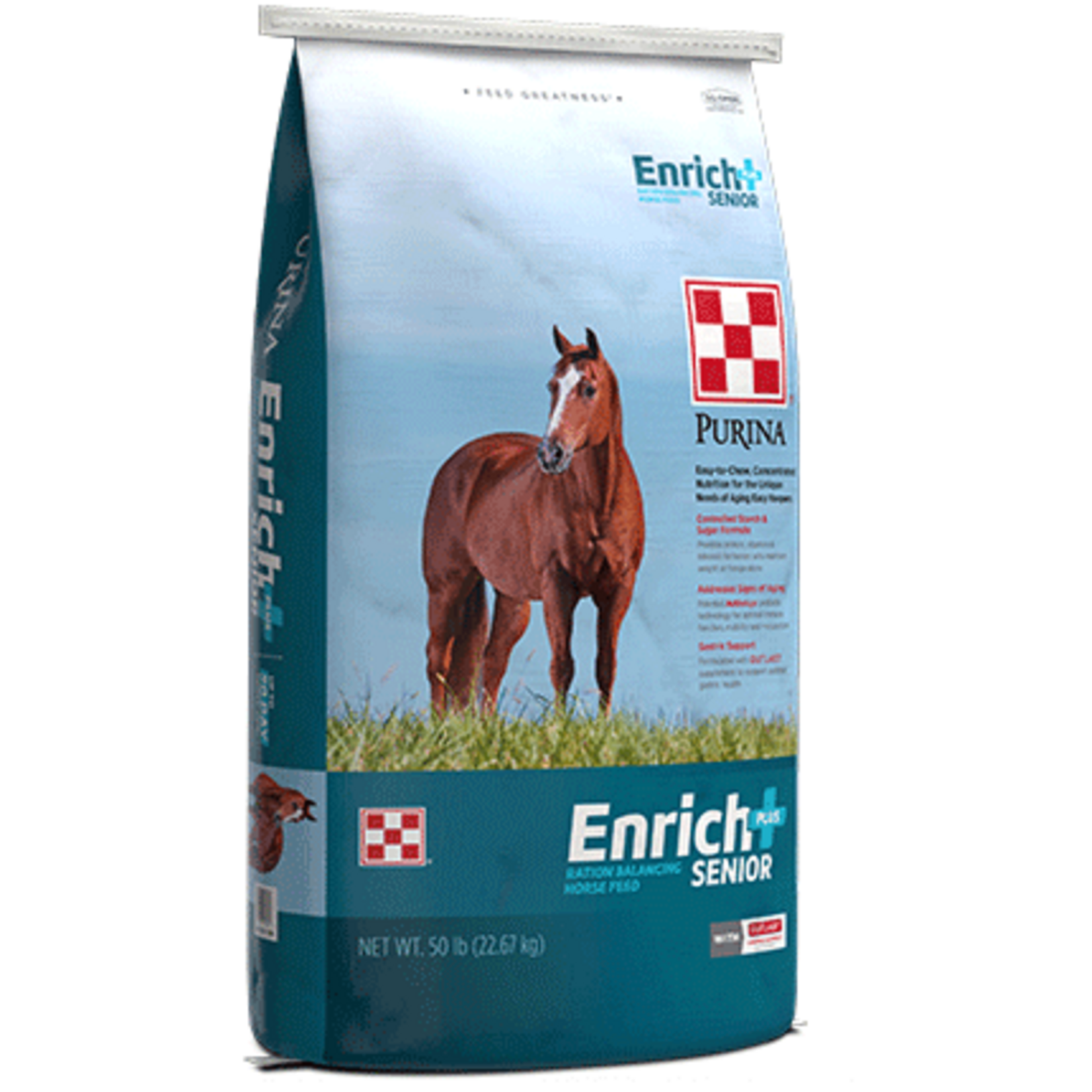 Purina Mills Purina Mills Enrich Plus Senior Ration Balancer Pellets - 50 lb