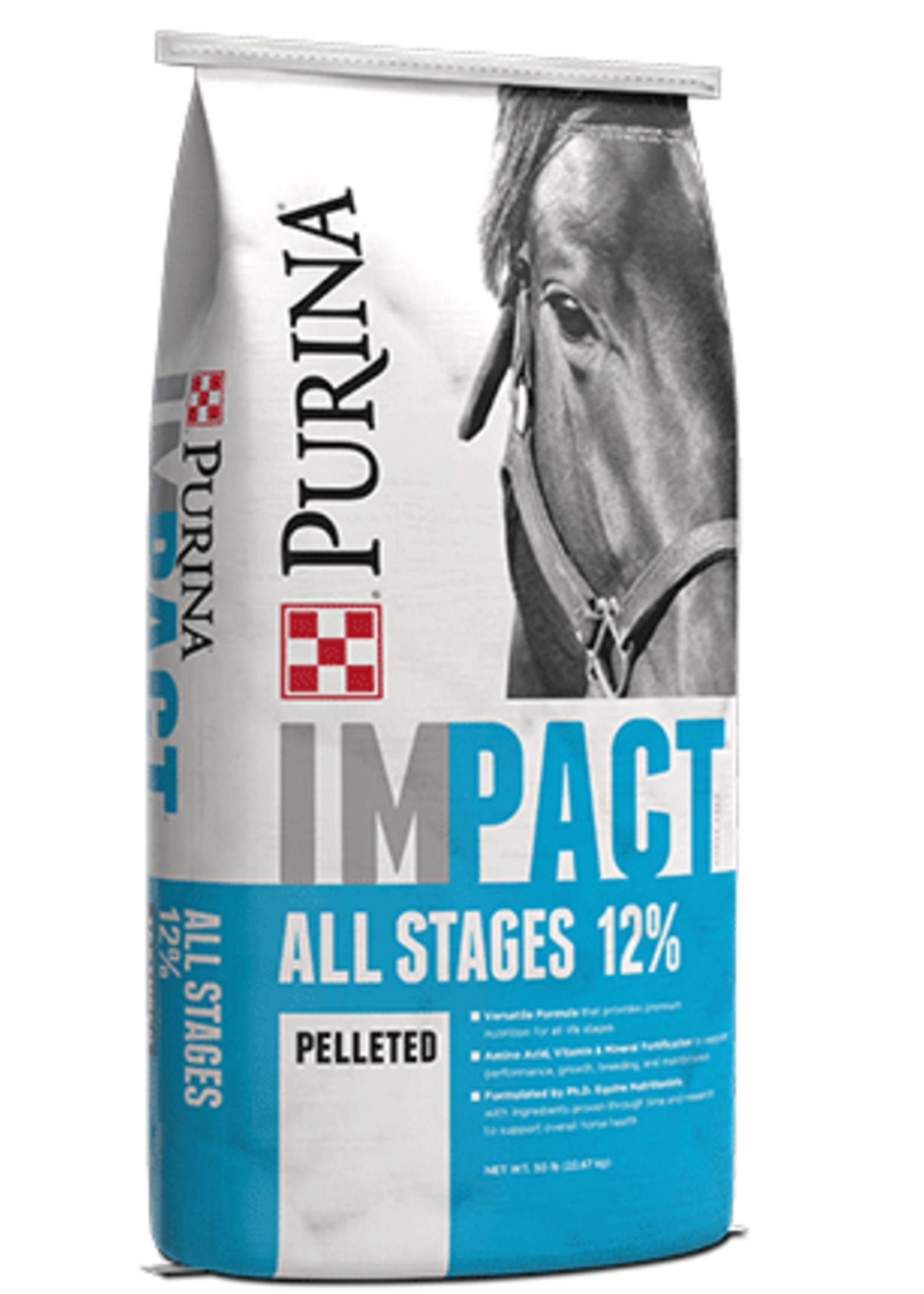 Purina Mills Purina Mills IMPACT ALL STAGES 12% PELLETED - 50 LB
