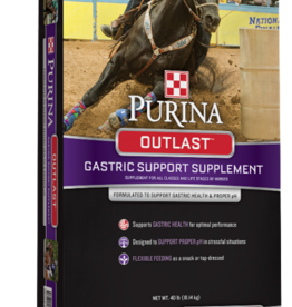 Purina Mills Purina Mills Outlast Gastric Support Horse Supplement Pellets - 40 lb