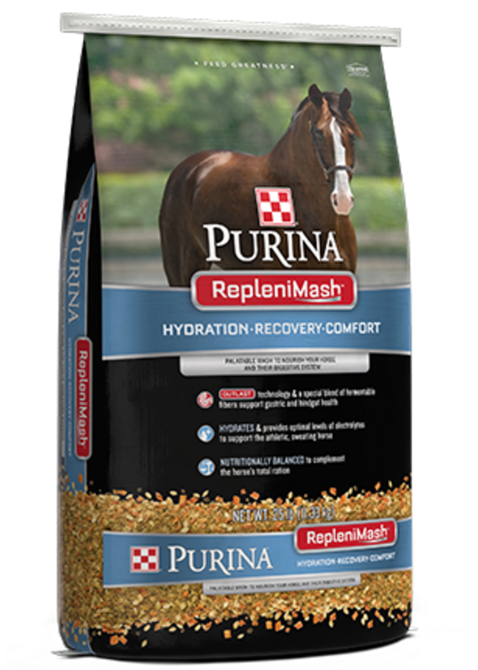 Purina Mills Purina Mills RepleniMash Horse Mash Supplement - 25 lb