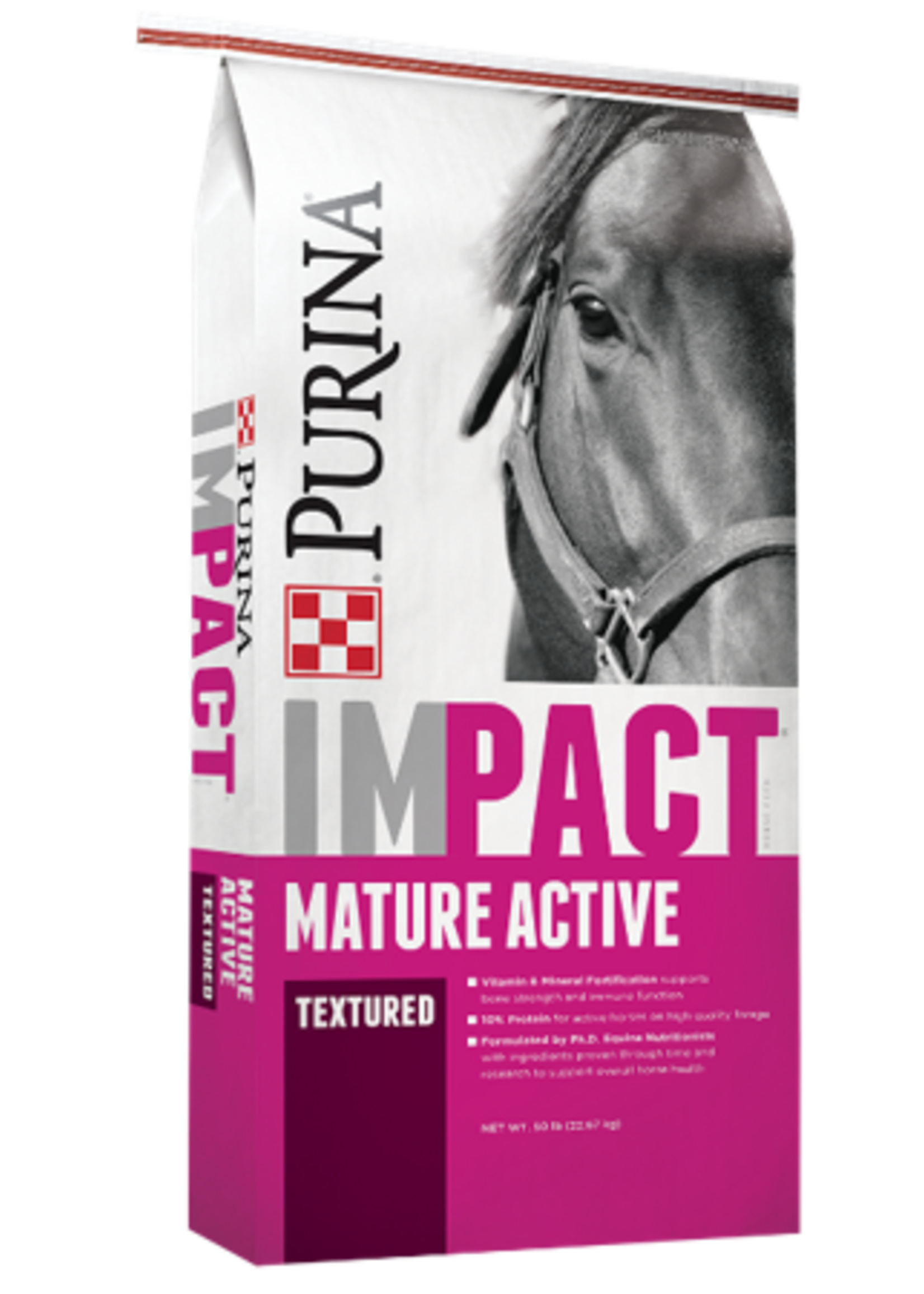 Purina Mills Purina Mills IMPACT MATURE ACTIVE SWEET TEXTURED HIGH FAT 10/10 - 50 lbs.