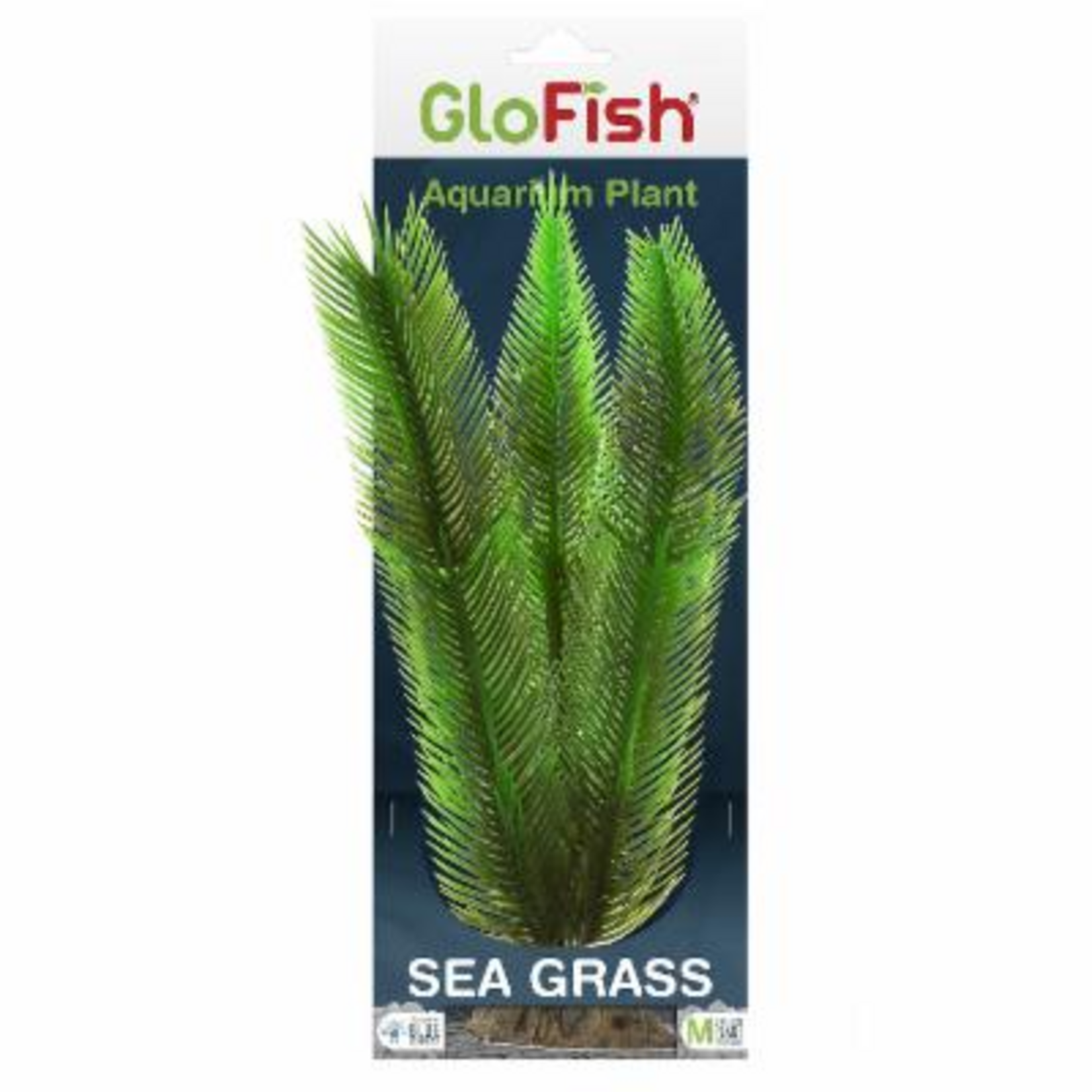 GloFish GloFish Sea Grass Plant Aquarium Décor - Green, Medium