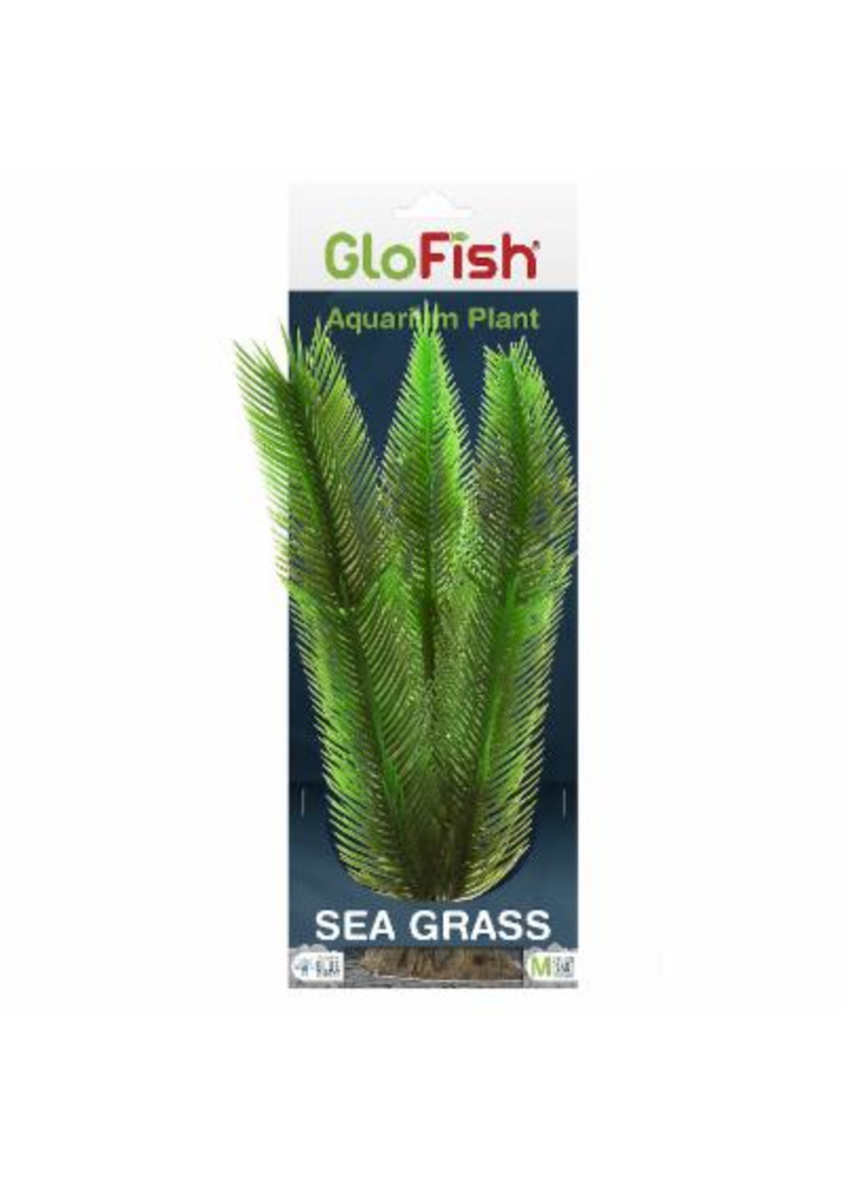 GloFish GloFish Sea Grass Plant Aquarium Décor - Green, Medium