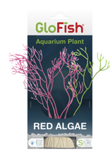 GloFish GloFish Red Algae Plant Aquarium Décor  Red Small  Fluorescent Under Blue LED Light