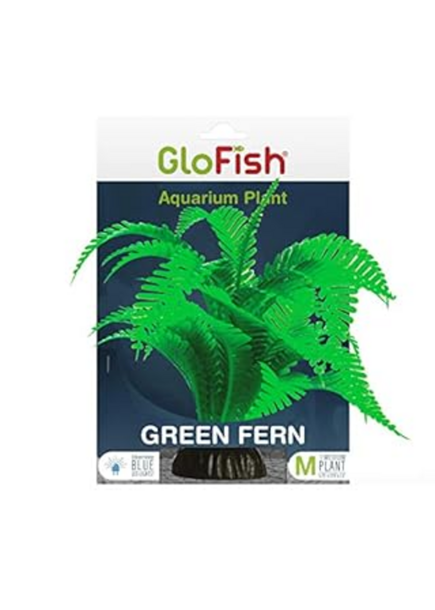 GloFish GloFish Fern Plant Aquarium Decor - Green, Medium