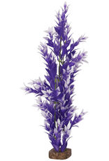 GloFish GloFish Plant Aquarium Décor  Purple and White Large  Fluorescent Under Blue LED Light