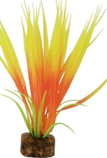 GloFish GloFish Plastic Aquarium Plant - Orange/Yellow Small