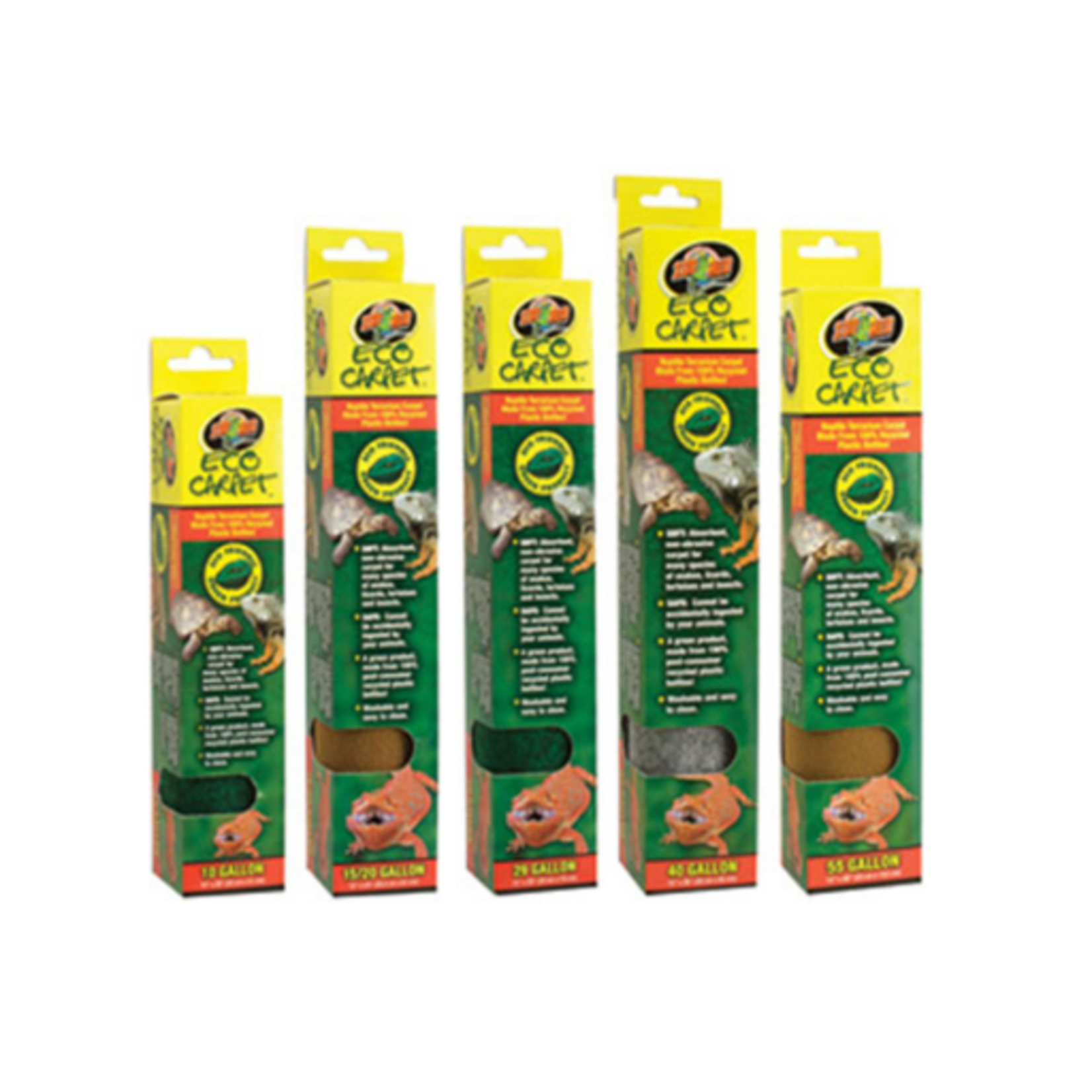Zoo Med Zoo Med Laboratories Eco Carpet for 10 Gallon Tanks, 10 X 20 Inch