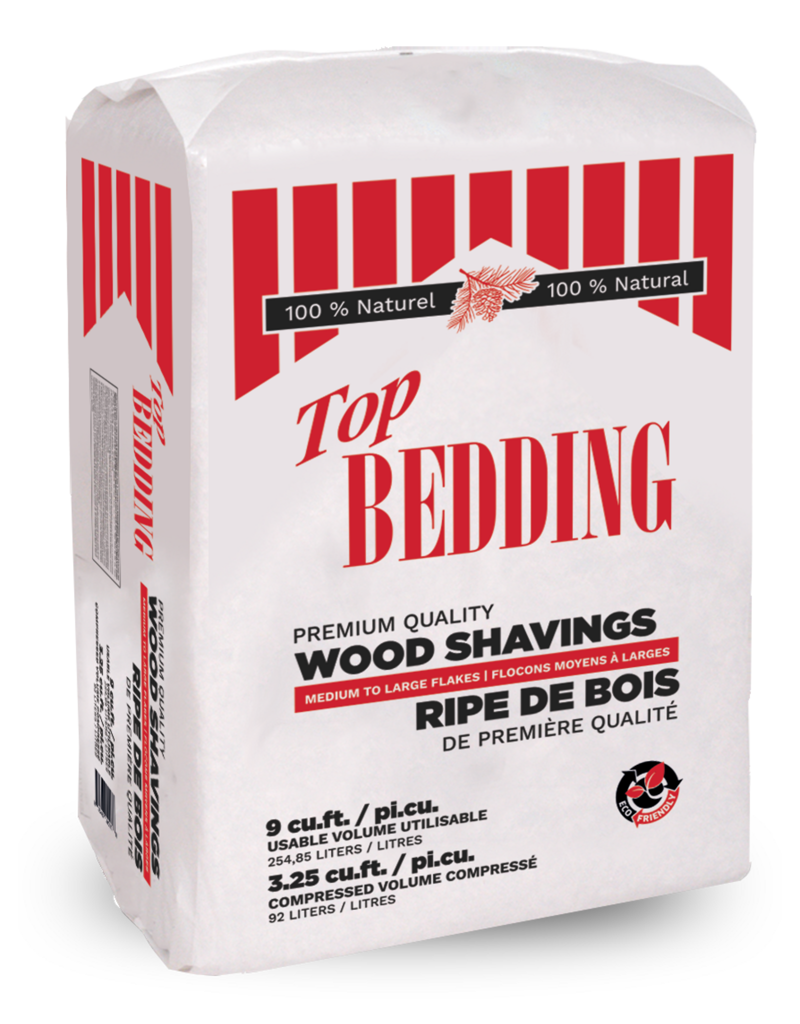Top Bedding Top Bedding Pine Shavings - Red & White - 9 cu ft.