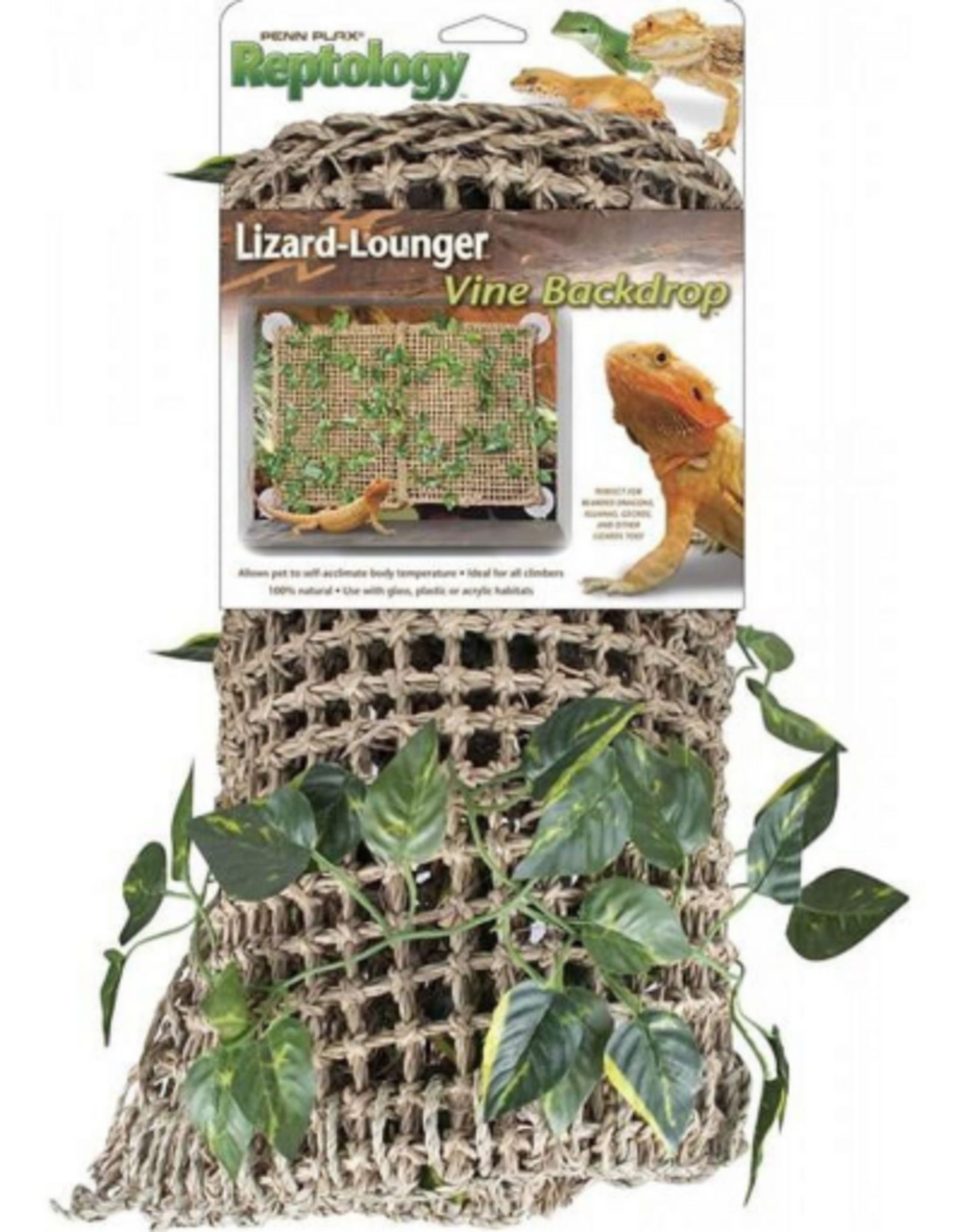 Penn-Plax Penn-Plax Reptology Lizard Lounger Vine Backdrop