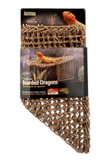 Penn-Plax Penn-Plax Reptology Lizard Lounger Corner Triangle – Large, Brown 17" X 10"