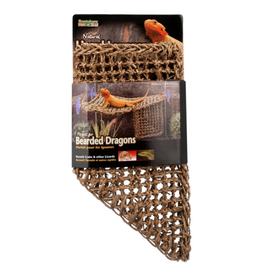 Penn-Plax Penn-Plax Reptology Lizard Lounger Corner Triangle – Large, Brown 17" X 10"