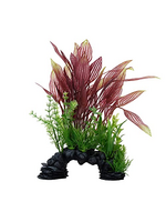 Fluval Aqualife Red Lace Plant Mix, Fish Aquarium Plant - 10"