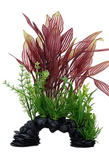 Fluval Aqualife Red Lace Plant Mix, Fish Aquarium Plant - 10"