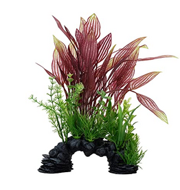 Fluval Aqualife Red Lace Plant Mix, Fish Aquarium Plant - 10"