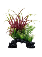 Fluval Aqualife Red Sagittarius Deco Scape, Fish Aquarium Plant - 10"