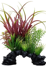 Fluval Aqualife Red Sagittarius Deco Scape, Fish Aquarium Plant - 10"