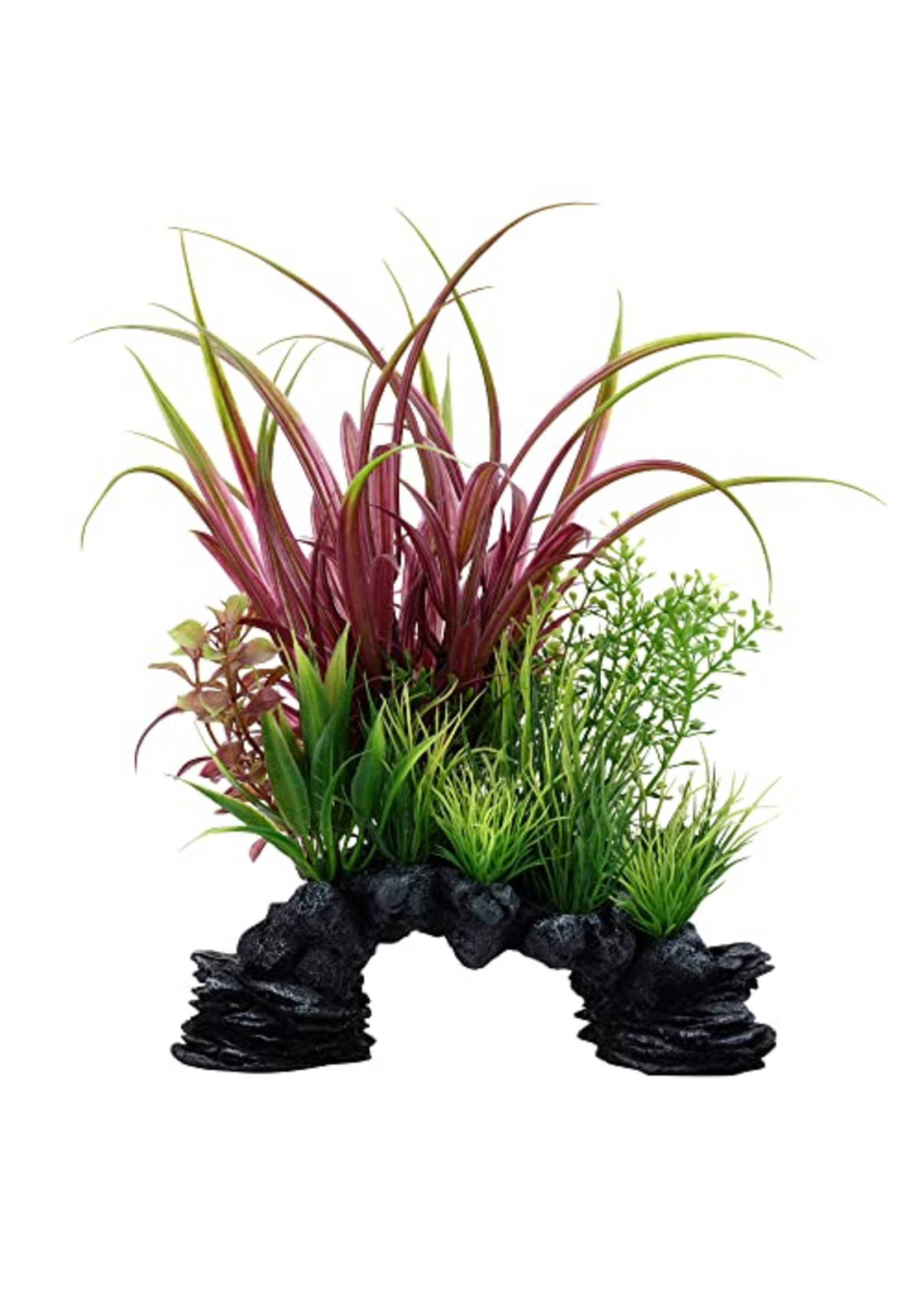 Fluval Aqualife Red Sagittarius Deco Scape, Fish Aquarium Plant - 10"