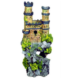 Blue Ribbon Exotic Environments Medieval Castle Aquarium Ornament - EE-143
