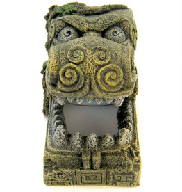 Blue Ribbon Exotic Environments Serpent Head Tomb Aquarium Ornament