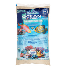CaribSea Carib Sea Ocean Direct Natural Carribbean Aquarium Live Sand  20 Lb