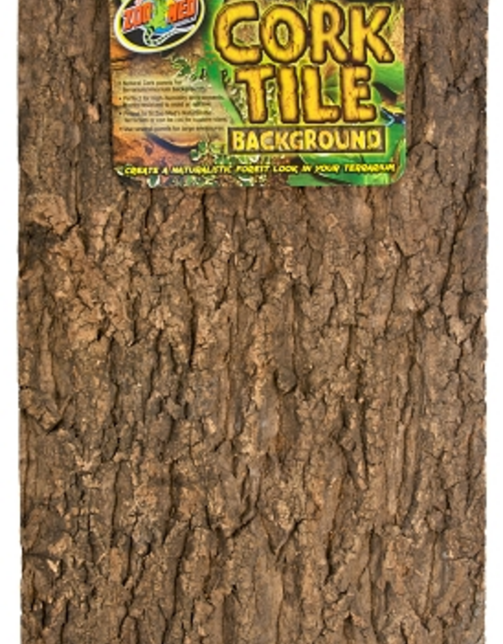 Zoo Med Zoo Med Natural Cork Tile Terrarium Background - Medium (18  Long x 12  Wide)