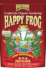 Foxfarm FOXFARM HAPPY FROG TOMATO AND VEGETABLE FERTILIZER 5-7-3 4LBS