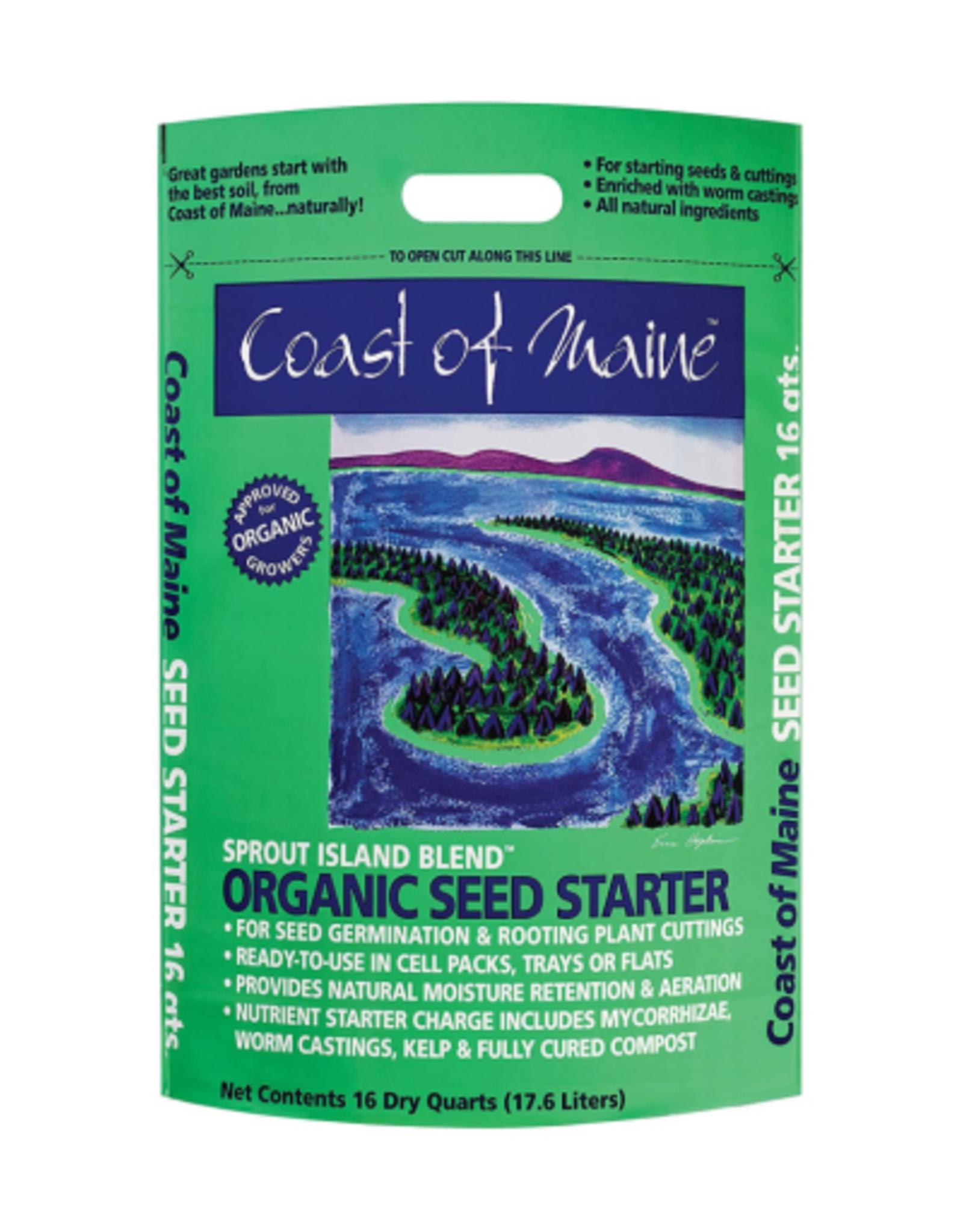 Coast of Maine Coast of Maine Sprout Island Organic Seed Starter - 16 qt