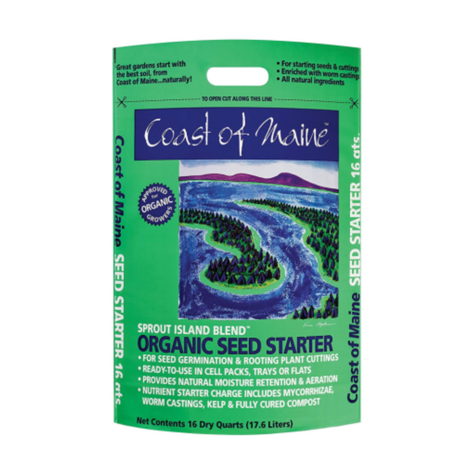 Coast of Maine Coast of Maine Sprout Island Organic Seed Starter - 16 qt